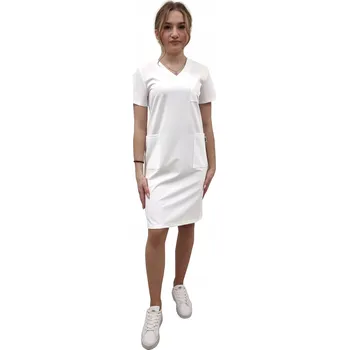 Dámské šaty Šaty šaty bílé, volnočasové, prémiové, velikost 44