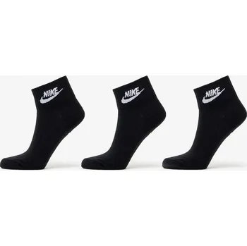 Pánské ponožky Ponožky Nike Everyday Essential Ankle Socks 3-Pack Black/ White S