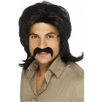 Karnevalová paruka Smiffy's paruka krátké černé afro vlasy