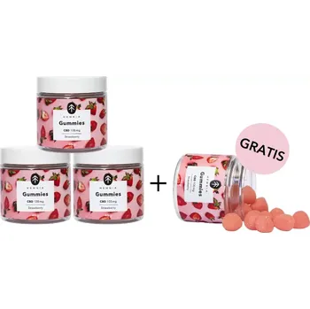 CBD Balíček 3 + 1 CBD gummies Jahoda zdarma