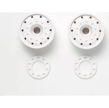 RC model auta Tamiya (56544) disky 30mm 2ks (bílé) na ložisko