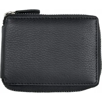 Peněženka FLW peněženka z pravé kůže černá - muž