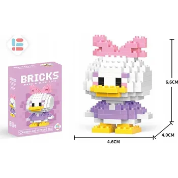 ostatní stavebnice STAVEBNICE Figurka Kačera Daisy DAISY DUCK Z POHÁDKY KAČER DONALD Box