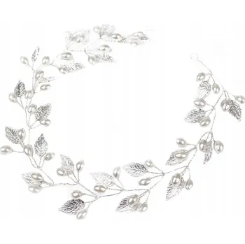 Ozdoba do vlasů Stříbrná dekorace do vlasů Miss Glow