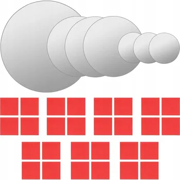 Obraz Sada 7 zrcadel – minimalistická dekorace!