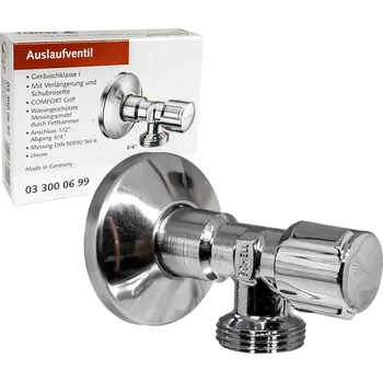 Ventil Rohový ventil připojovací regulační pro pračky Schell Comfort 1/2 x 3/4