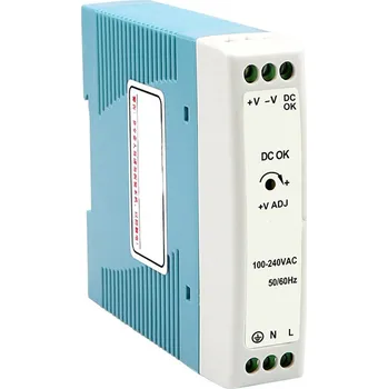 Spínaný zdroj 12V na DIN lištu Transformátor stejnosměrného proudu Mean Well