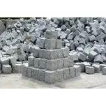 Žulová kostka - Šedá středně zrnitá štípaná Velikost: 4/6