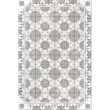 Koberec Koberec do Kuchyně Rozměr: 80x120 cm Květinové kruhy ornamentální mozaika