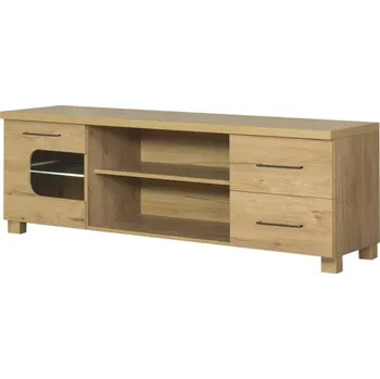 Televizní stolek Stolek TV Panama, PA14, v tmavým dubu DSC, 160 x 54 x 44 cm