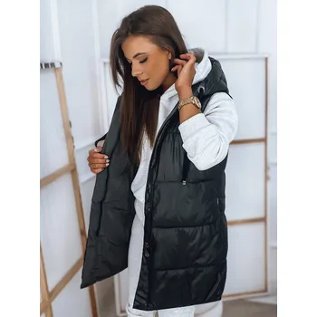 Dámská vesta Černo-šedá oboustranná vesta ROSI TY2840 Velikost: L