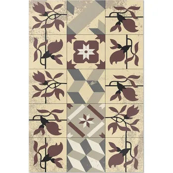 Koberec Koberec Vinyl pro dům Rozměr: 120 x 180 cm Magnolie dlaždice vzorovaná mozaika