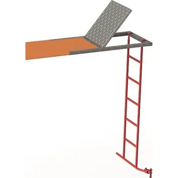 Stavební technika Žebřík 1,75 m (do průlezové podlahy) lešení Graf