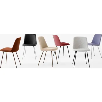 Jídelní židle Židle Rely "HW6 Red Brown - HW9" &Tradition MODEL: HW7 - s podsedákem