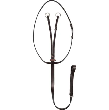 Vybavení pro koně Supreme Martingal Running Supreme, s gumovou zarážkou, tmavě hnědý FULL