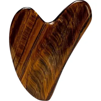 Masáž CureTape Beauty® Gua Sha masážní kámen Barva: Tygří oko