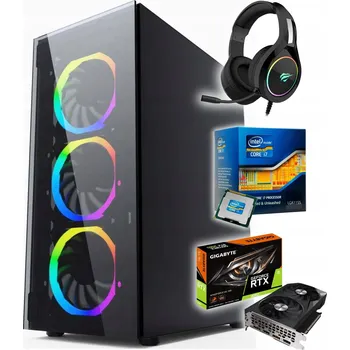 Stolní počítač Počítač Intel Core i7 32GB RAM 1TB SSD RTX 3060 12GB Windows 10