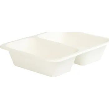 Jídelní hůlka Think`n green Zatavovací miska BIO cukrová třtina 2D bílá 227/178/50 TnG 50ks