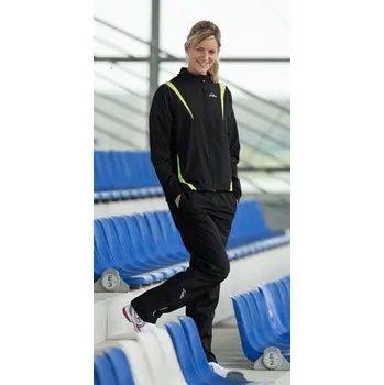 Sportovní oblečení saller dámská vycházková souprava POSH BARVA: 362 černá-limetková, Velikost: 42