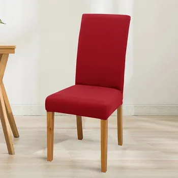 Potah na židli Univerzální barevné potahy na židle Barva: Červená