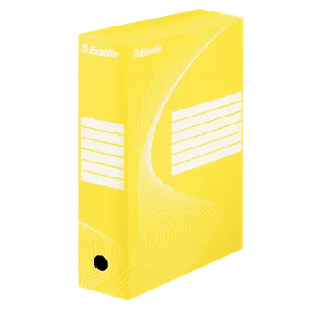 Archivační box Esselte 128423 archivační krabice 100 mm, žlutá