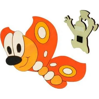 magnetka pro dítě DoDo Dřevěná dekorační magnetka motýl