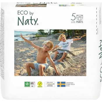 Plenkové kalhoty Eco by Naty Nature Babycare Junior 5 12-18 kg 20 ks
