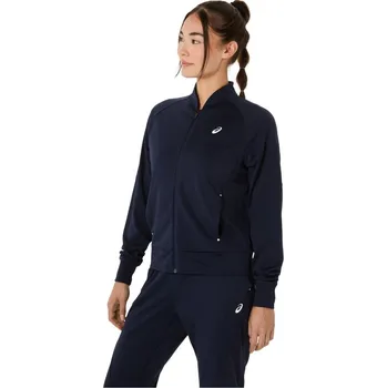 Asics Court Warm-Up Tracksuit Top Womens Midnight Blue 8 (XS)