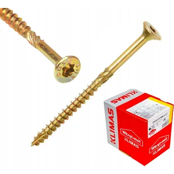 Vrut VRUTY DO DŘEVA TESAŘSKÉ TORX 4x70 KLIMAS ZÁPUSTNÁ HLAVA 200 ks