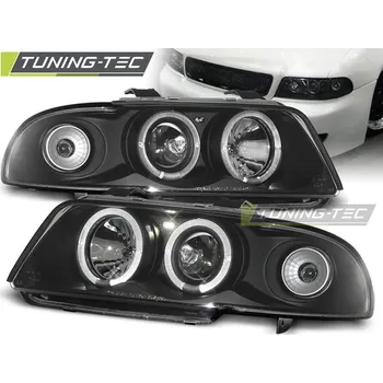 Osvětlení automobilu Tuning-Tec Přední čirá světla Audi A4 (1994 - 1998) - černé - Angel Eyes