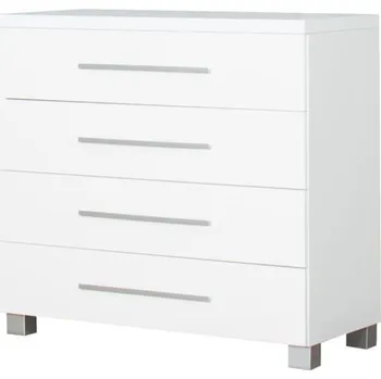 Komoda Komoda Panama, PA11 BI, v bílém lesku BI, 90&nbsp;x&nbsp;85&nbsp;x&nbsp;44&nbsp;cm