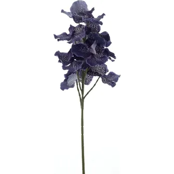 umělá květina umělé květiny, Člunatec (Cymbidium) fialový (aubergine) V76 cm