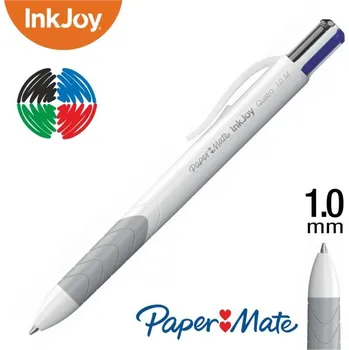 Kuličkové pero PaperMate Quatro - klikací, 1 mm čtyřbarevné