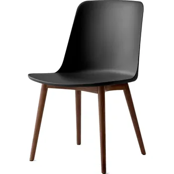 Jídelní židle Židle Rely Walnut "HW71 Black - HW74" &Tradition MODEL: HW71 - bez podsedáku