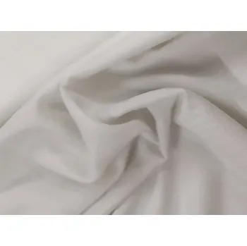 Společenská tkanina bílá lesklá