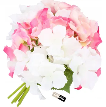 umělá květina Hortenzie umělé květy kytice do vázy kompozice jako živé růžové