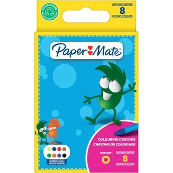 Voskovky PaperMate Wax Crayons, sada 8ks