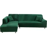 Jednobarevné Napínací potahy na sedačku Rainbow Barva: Zelená, Velikost: Čtyřkřeslo 235 - 300 cm