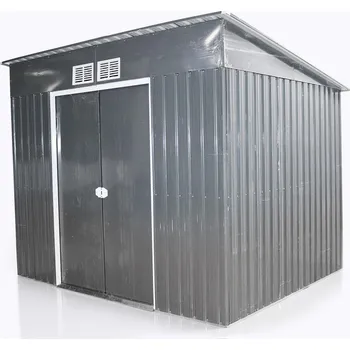 Zahradní domek M.A.T. GROUP domek zahr. na nářadí 239x196x202,2/168,8cm plech pu Zn ŠE