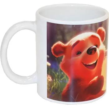 Lysoň Hrneček s dětským motivem medvídka