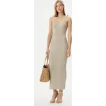 Marella Úpletové šaty Porto1 2513321121 Béžová Slim Fit M