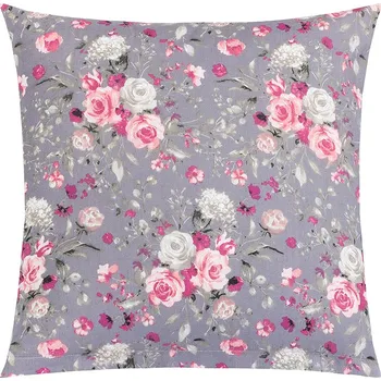 Dekorativní polštářek Bellatex Polštářek ADÉLA Růžová,Šedá