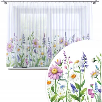 Záclona Záclona vícebarevná 300x150 cm