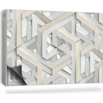 Obraz Magnetická podložka na radiátor, kryt 90 x 60 cm šedá