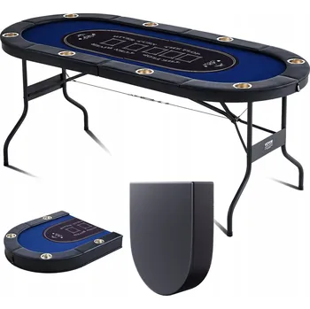 VEVOR Składany Stół Do Pokera Nogi Do Stołu 1830x820x720MM 25,55KG