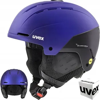 Lyžařská helma UVEX Stance Mips purple bash/black matt 51-55 cm