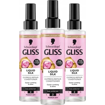 Bezoplachový kondicionér na vlasy Gliss Liquid Silk 600 ml