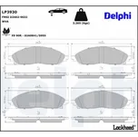 Sada brzdových destiček, kotoučová brzda DELPHI LP3930