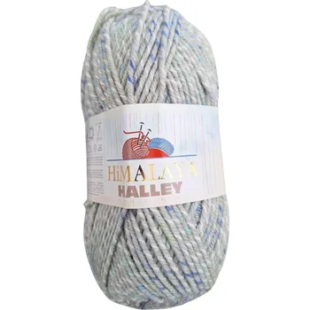 Příze Příze Halley - 78045 šedo-tyrkysovo-modrá