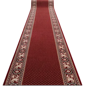 Koberec Makro Abra Běhoun vlněný NAIN 7500 51046 Klasický bordó béžový Rozměr: 80 cm